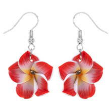 Colorful Flower Dangle Drop Earrings Set - Lightweight Fashion Earrings for Women, Bohemian Style Floral Design for Daily Wear and Special Occasions