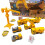 Pullback Construction Vehicle Set Friction-Powered 14 pcs 5