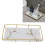 Model: Iron-Glass Vanity Tray, Size S, White 14