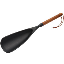 Conjunto multifuncional de espátula e colher de silicone – para cozinhar, assar, servir, utensílios de cozinha antiaderentes; cabo de madeira;
