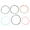 Classical Guitar Set 6 Pieces Colored Durable Acoustic 7