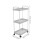 Bedside Cart for Baby Essentials Rolling Craft Office White 2