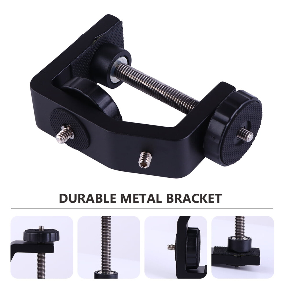 Lcd Monitor Aluminum Alloy Desktop Mount C-Clamp Camera Mount Clamps Bracket 9122141103134