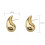 Waterdrop Earrings Silver Stud Drop Earrings for Women Gold 3