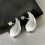 Waterdrop Earrings Silver Stud Drop Earrings for Women Gold 4
