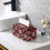 Floral PU Leather Tissue Box Cover with Snap Button – Rectangular Full-Coverage Design for Women, Compatible with Standard Tissue Boxes 5