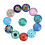 20pcs Mixed Glass Dome Flatback Cabochons Embellishment Scrapbooking 20mm 6