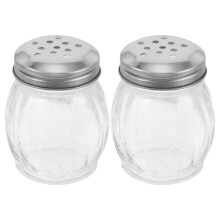 2pcs Kitchen Glass Seasoning Bottles for Salt Pepper Transparent Spice Containers Salt Shakers Spice Jars for BBQ Cooking Baking