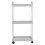 Bedside Cart for Baby Essentials Rolling Craft Office White 5