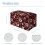 Floral PU Leather Tissue Box Cover with Snap Button – Rectangular Full-Coverage Design for Women, Compatible with Standard Tissue Boxes 7