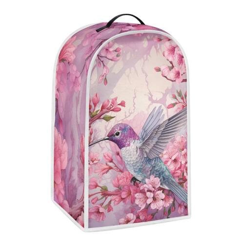 Protective Case with Handle Foldable Food Processor Cover Proof Stain Spill-Proof, Hummingbird 1
