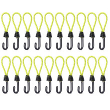 Tent Elastic Rope Hook Multifunctional Outdoor Camping Rainproof Tent Fixing Rope Tent Rope Tie Quick Buckle Hook,Yellow