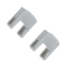2 pcs Zinc Alloy Cello Practice Mute 3/4 4/4 Violoncello Bridge Mute (Silver)