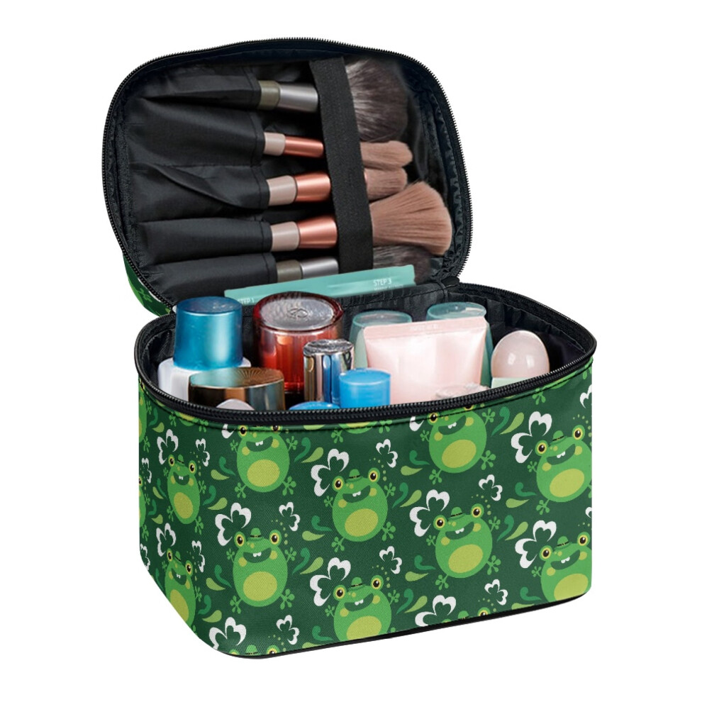 Frog Makeup Bag Organizer Travel Toiletry Bag Zipper