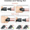 Curling Iron 3-in-1 Curler Set Wave Iron Multifunctional Interchangeable Ceramic Coating Curling Irons Quick Heating 3