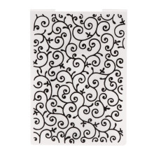 Flower Vine Embossing Folder Template for Scrapbooking
