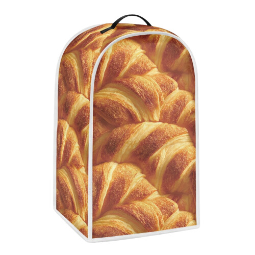 Croissant Pattern Hand Strap Dust Cover Durable Kitchen Blender Dust Covers for Home Kitchen 1