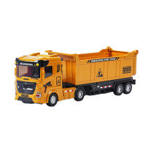 Inertial Alloy Engineering Vehicle Series for Boys Excavator Concrete Tanker Truck Cranes and Bulldozer Toys