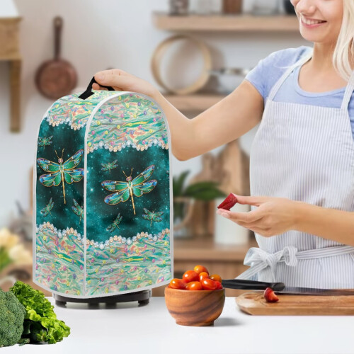 1pc Dragonfly Blender Dust Cover Reusable for Household Kitchen Use 2