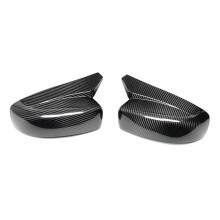 Rear View Mirror Cover Carbon Fiber Exterior Rearview Mirror Shell Cap Housing Trim for G25 G35 G37 2007-2014