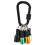 EBTOOLS 1/4in Socket Holders,6Pcs Keychain Extension Bar Hex Shank Screwdriver Bit Holders Socket Adapter Quick Release Tool 4
