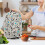 Panda Flower Garden Kitchen Accessories for Kitchen Machine Washable Elastic Coffee Machine Dust Cover 3