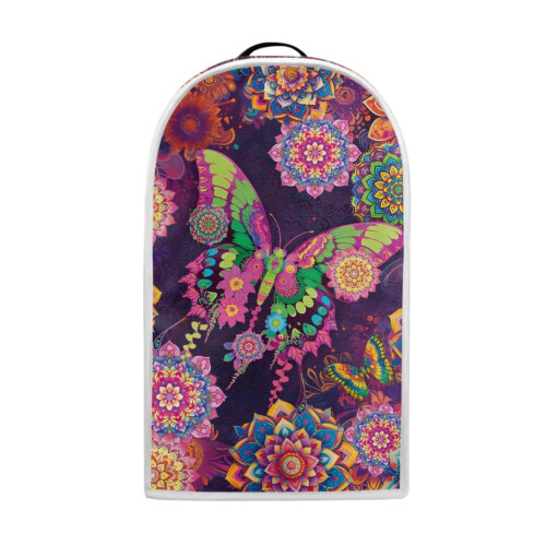 Butterfly Mandala Pattern Protective Case for Kitchen Use Machine Washable