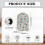 Panda Flower Garden Kitchen Accessories for Kitchen Machine Washable Elastic Coffee Machine Dust Cover 6