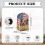Galloping Horses on US Flag 1pc Protective Case Polyester Waterproof for Women 6