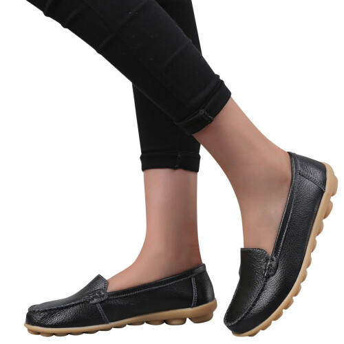 Mocassini classici Penny Loafers da donna, scarpe basse morbide e comode da passeggio. 2