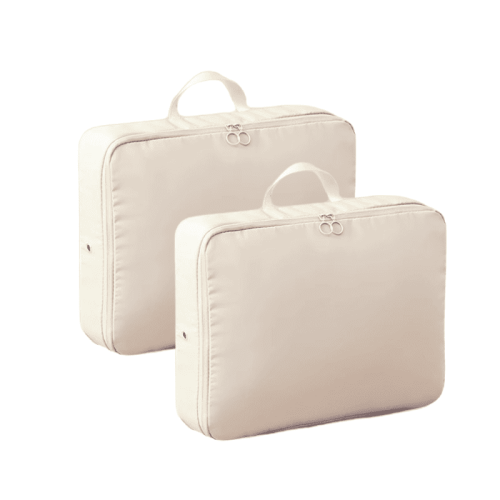 2-Pack Home Compression Storage Bags for Down Jackets in Two Sizes