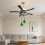 1PACK Ceiling Fan Pull Chain Extender, Beaded Decorative Pull Chains Compatible with Ceiling Fans & Lights 2