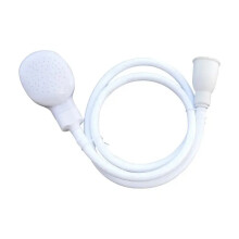 Portable Multi-Function Outdoor Shower Nozzle for Camping - Pet Hair Washing Ventilator & Flexible Faucet Extension - Compact Travel Design