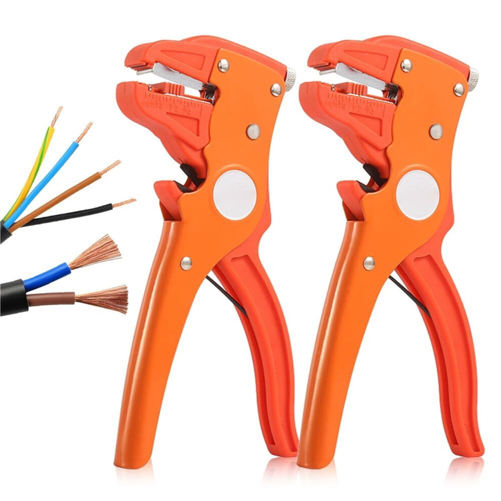 Wire Strippers, Self Adjusting Wire Stripper, Multifunctional Wire Stripper Crimper Cable Cutter Pliers 2 In 1 Automatic Wire Stripper And Cutter 9426043829667