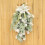 Christmas Wreath Decoration Artificial White 50 cm 2