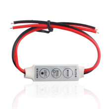 Professional Grade Dimmer 3 Button Control 8 Brightness Settings Protections Suitable for Various LED Light Configurations