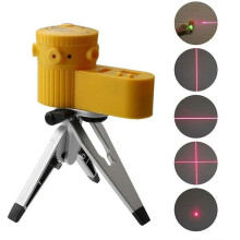 8-in-1 Red Light Level – High-Precision Spirit Level with LED for Horizontal & Vertical Checks, Compatible with Home & Pro Use