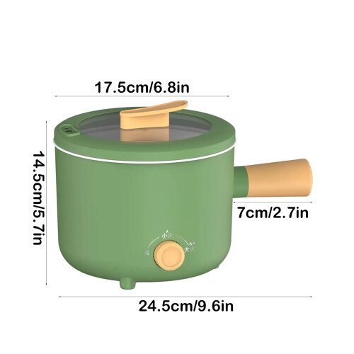 Mini electric hot pot ceramic glazed 700g 2