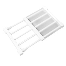 Storage Divider Shelf for Wardrobe Tension Mount 11.8-15.7in No Nails Needed