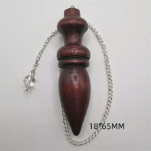 Amulet naturligt træ pendel træ Reiki spirituel pendul-stil10