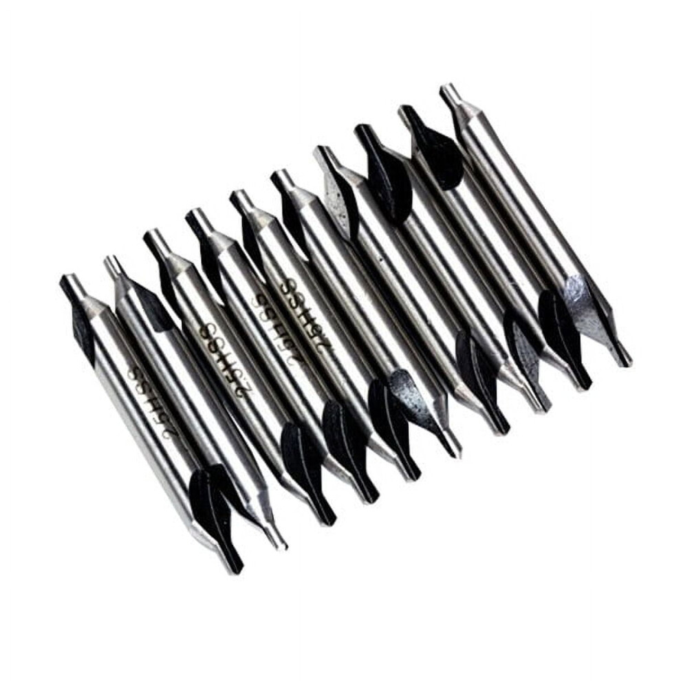 10Pcs 2.5Mm 60 Degrees High-Speed Steel Center Combined Drill Bits Countersinks 9405492456631