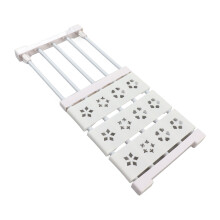 Expandable Steel Tension Closet Shelf 24cm x 38–55cm Organizer Divider