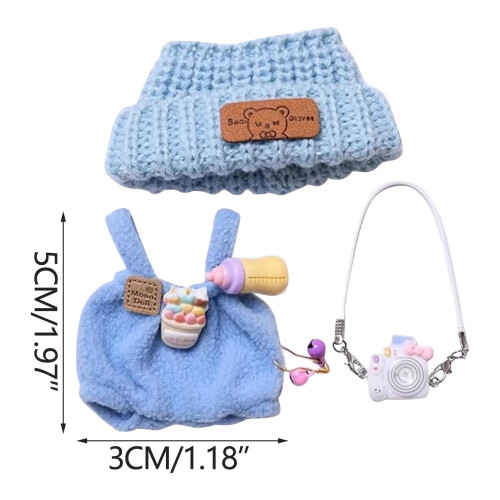 Roupas para bonecas, acessórios para bonecas de 17 cm (6,7 polegadas), boneca não incluída. 2