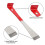 1pc Stainless Steel Bee Hive Tool J Hook Bee Frame Lifter and Scraper Equipment Tool 6