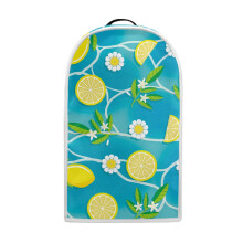 Food Processor Cover with Stylish Fitted Blender Dust Cover Top Handle Not Easy to Fade for Thanksgiving Lemon Green Leaf