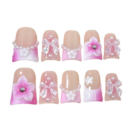 (S) Unhas Francesinha Pérola para Trabalho e Festa 1