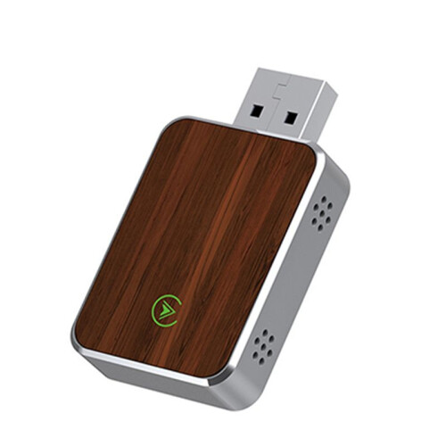 Wired to Wireless Carplay Adapter 2in1  Wired to Wireless USB Adapter Plug and  for IOS Android Silver