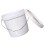 Clean Water Bucket Plastic White 1Pcs 8L 4