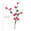 Artificial Holly Stems Red Berry 20 or 10 pcs 3