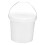 Clean Water Bucket Plastic White 1Pcs 8L 5